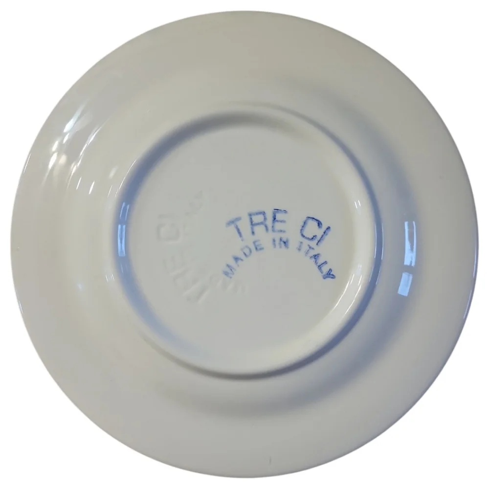 4 Pier 1 Tre Ci Italy Christmas Tree Cabin Salad Dessert Plate 8.5